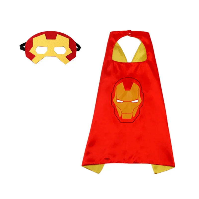 New Superhero Capes for Kids 3-10 Year Old Boy Gifts Boys Cartoon Dress Up Costumes Party Supplies Easter Gifts Cosplay Costumes