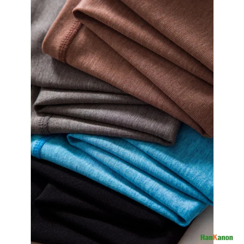 Unisex All-Season Outdoor Sports Long Sleeve Base Layer: Wool & Lyocell Blend, Breathable & Moisture-Wicking