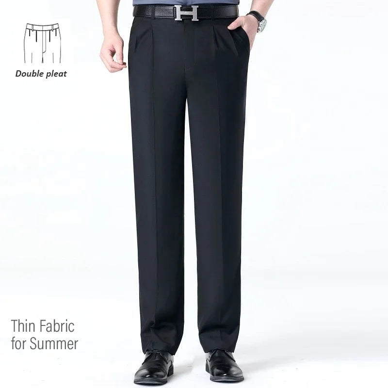 Top-Quality Men's Woolen Trousers - Traf Suit Pants,Business Formal,Trousers for Men, Man Pants, Naples Wool Dress Pants for Men