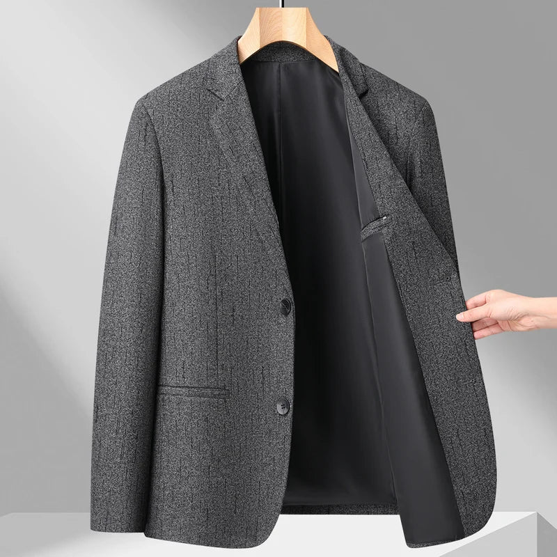10 Colors Men's Casual Blazer 2026 Spring New Comfortable Single Breasted Suit Jacket for Men