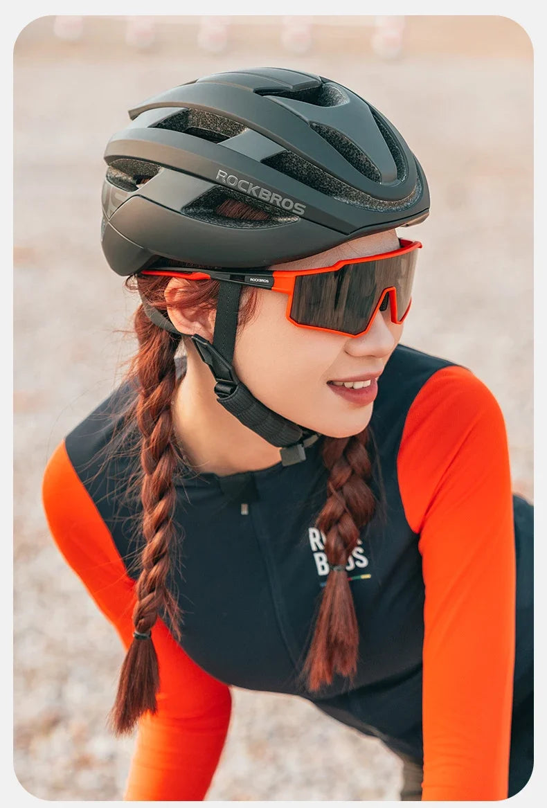 Polarized Photochromic Glasses Cycling Sunglasses Outdoor Sports UV400 MTB Road Women Men Bicycle Goggles Adjustable
