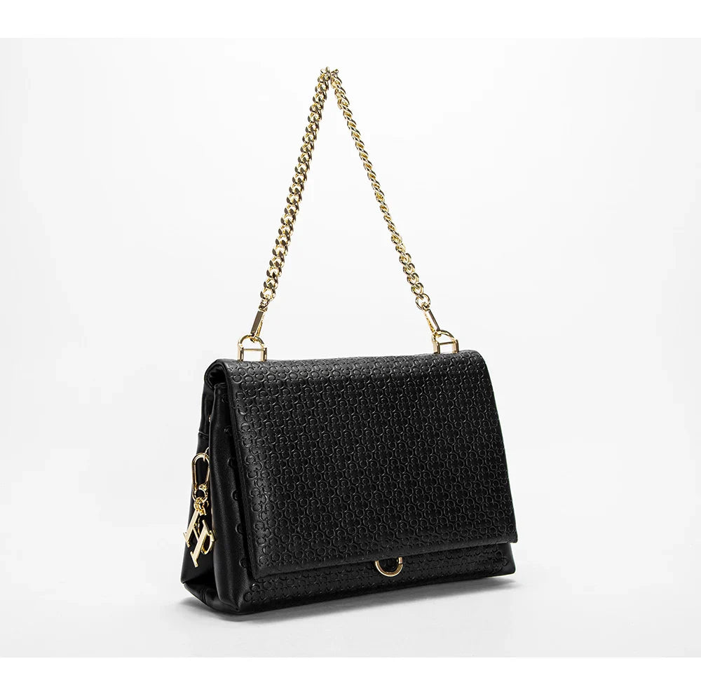 Women's Bag Popular Vintage Style Fashion Classic Printed Female Shoulder Bag Simple and Elegant Basic Ladies Commuting Handbag