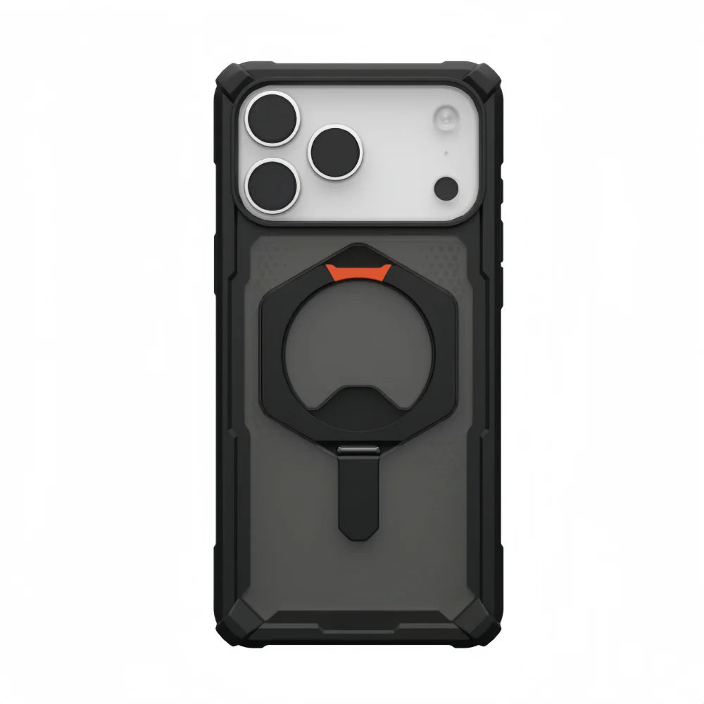 Plasma Kickstand Phone Case For Iphone 17 Pro Max Air 16 15 14 13 12 Shockproof Armor Magnetic MagSafe Stand Protective Cover