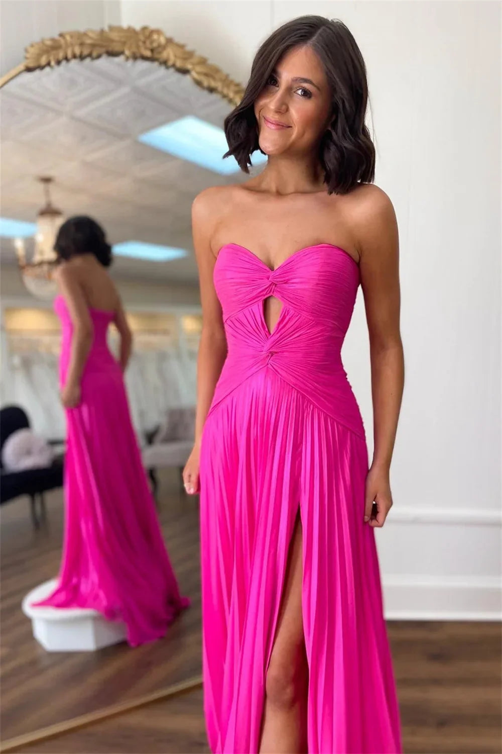 Bella Chiffon Prom Dresses For friends of "camilaveigag" only.Custom colors and sizes are available.