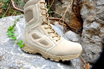 2025 Winter Tactical Boots Men Black Desert Safety Army Shoes Motorcycle Breathable Military Assault Combat Ankle Boots for Man