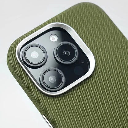 For MagSafe Nylon Canvas Phone Case For iPhone 13 14 15 16 Pro Max Plus Luxury Weave Texture Military Shockproof Magnetic Cover