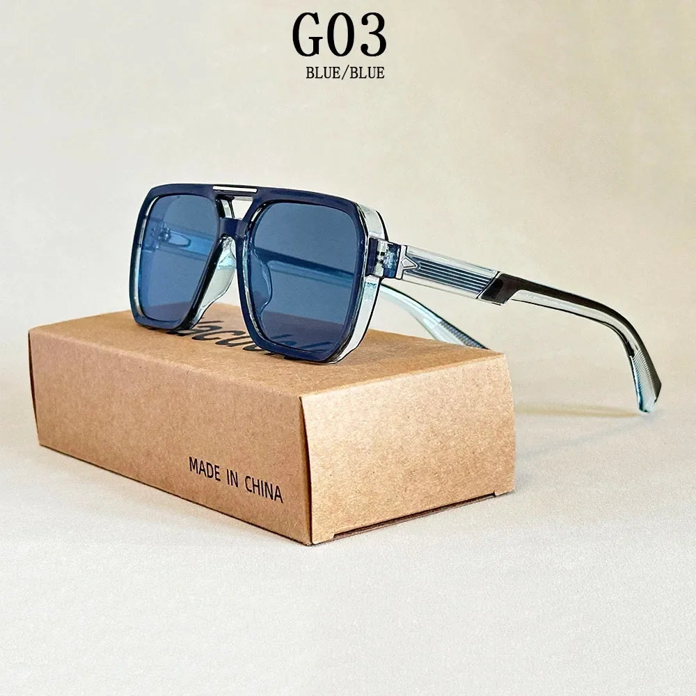Square Sunglass Men Vacation Fashion Glasses Vintage Sunglasses Women 2025 Gafas De Sol Hombre Lunette Soleil Femme Dropshipping
