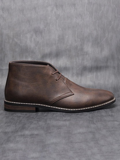 Retro Style Men Boots leather boots Men Ankle Boots #KD581