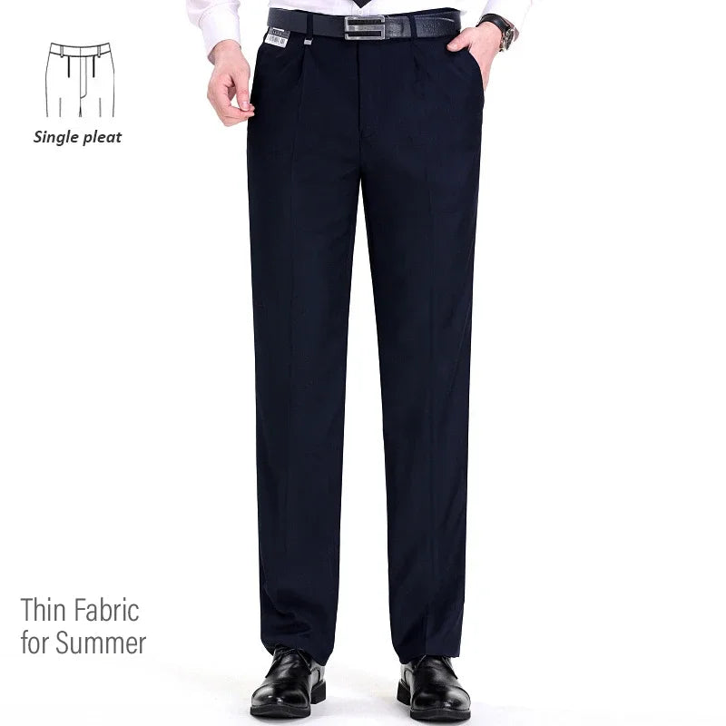 Top-Quality Men's Woolen Trousers - Traf Suit Pants,Business Formal,Trousers for Men, Man Pants, Naples Wool Dress Pants for Men