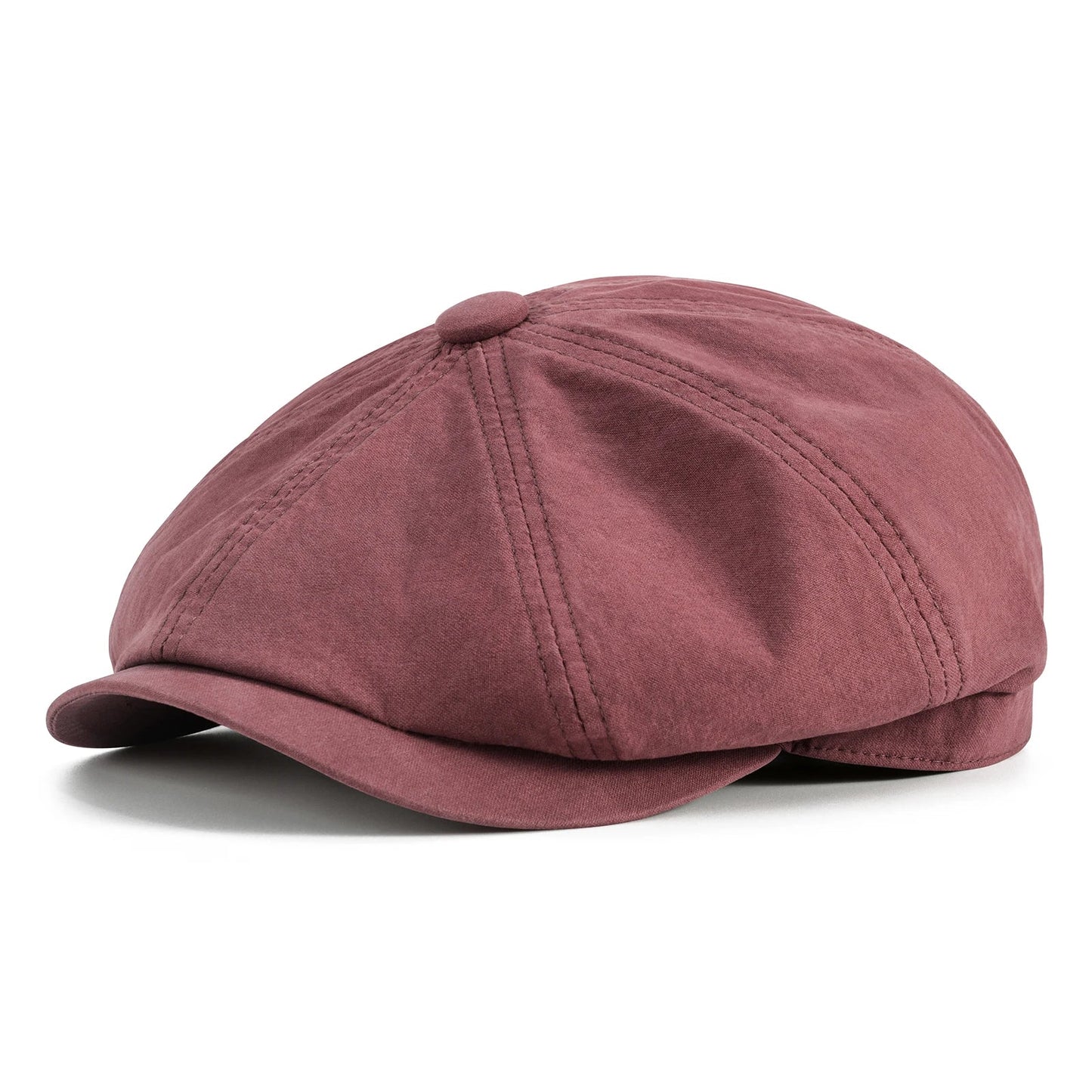 Men's Newsboy Gatsby Hat 100% Cotton Vintage Flat Ivy Driving Cabbie Cap