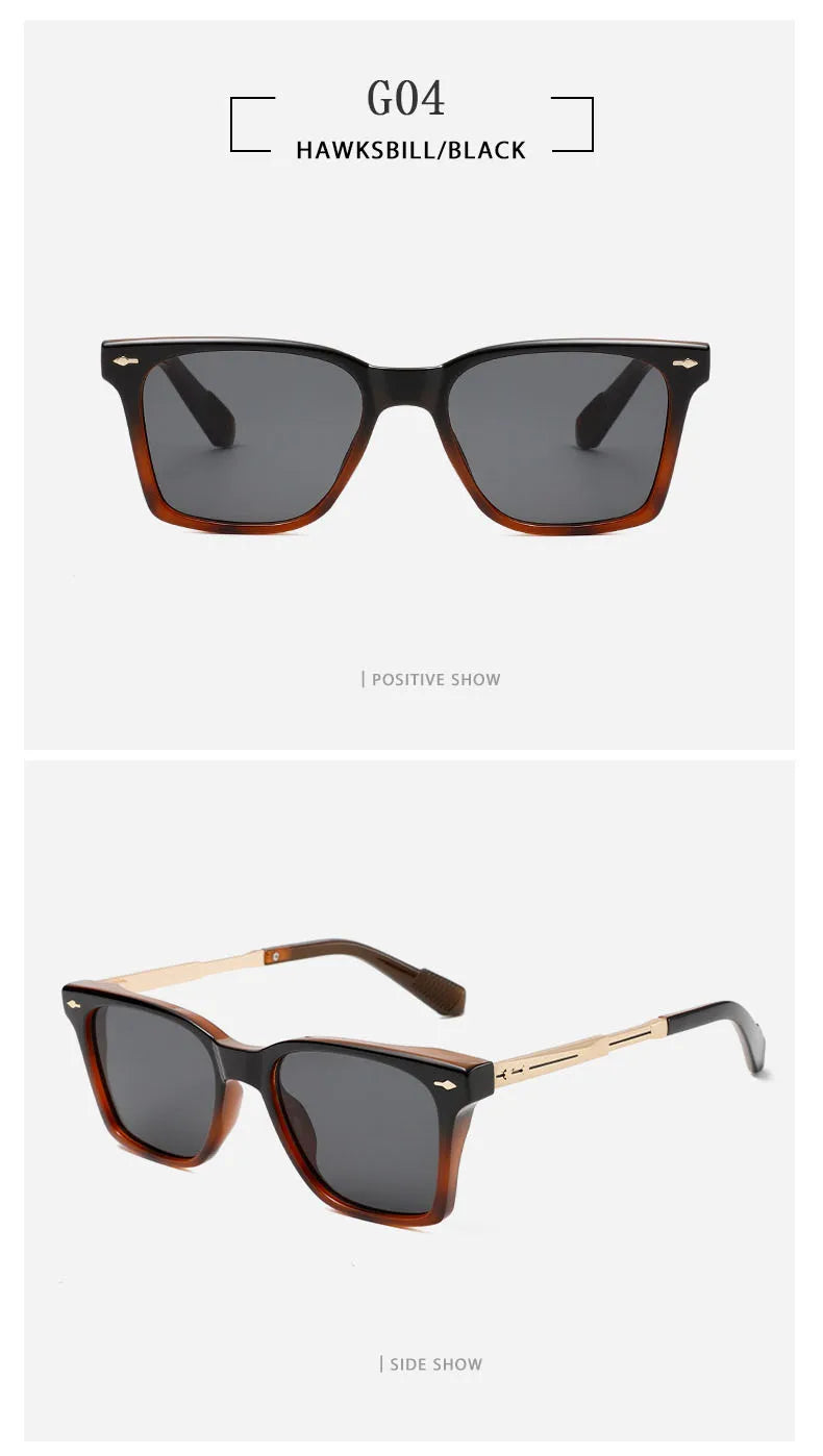 Fashion Sunglasses Women 2025 Vintage Square Sunglass Men Retro Glasses Dropshipping Gafas De Sol Hombre Lunette Soleil Femme