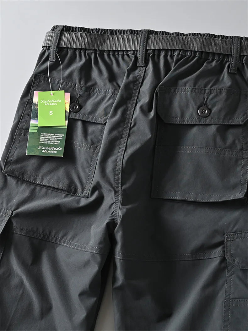 New Hiking Pants Outdoor Casual Cargo Pants Men Spring Summer Trousers/Shorts Outdoor Sport Trekking Camping Fishing Pants M-4XL