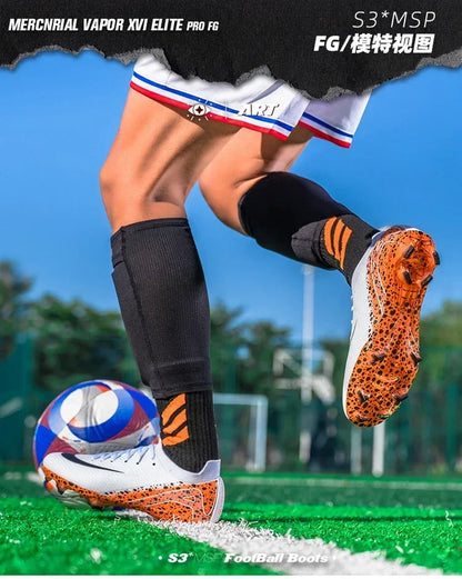 New Men Professional Unisex Soccer Shoes Sport Ultra-light Football Boots Cleats Grass Non-slip Training Match FG/TF