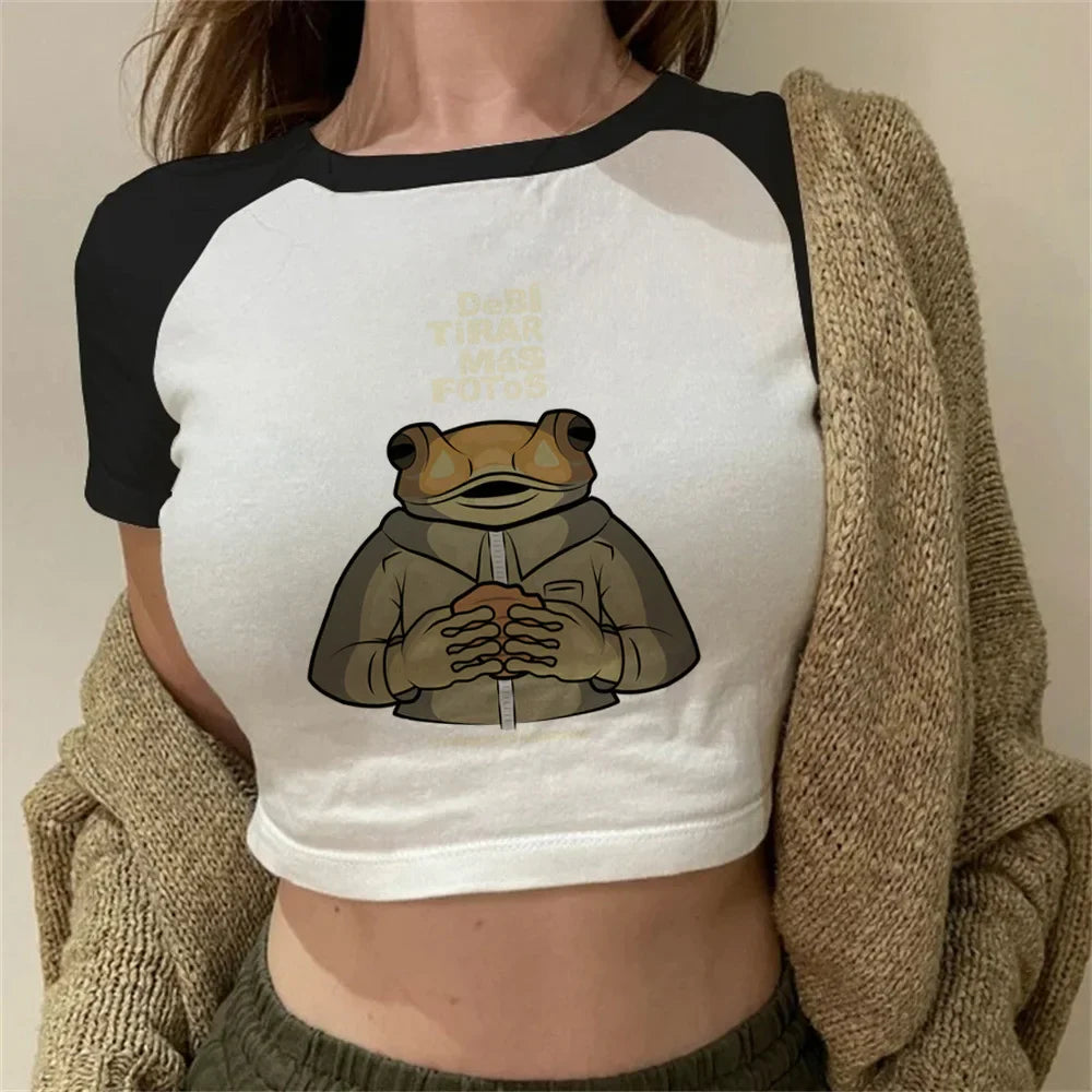 Dtmf Bad Bunny top tees women kawaii Classic Colorful Grunge harajuku  top tees anime Psychedelic harajuku korean clothes kawaii