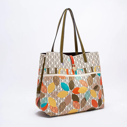 Retro Large Capacity Shoulder Bag for Women's Work 2024 Seasons New Leisure Personalized Tote Bag Fashion Underarm Bag