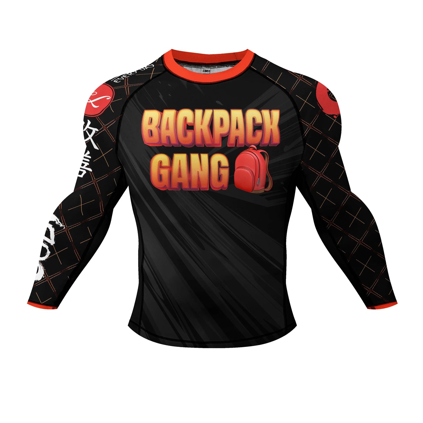 Popular Manufacturer Custom Sublimated Print Rashguard With Rubber Banding Hem Long Sleeves UV Sportswear Men Sport Gym T shirt