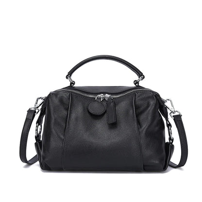 Women Natural Cow Genuine Leather Shoulder Bags Women Cowhide Bag Lady Soft Design Female Luxury Handbag for Ladies High Quality