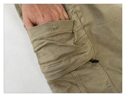 American Vintage Functional Cargo Pants Men Clothing High Quality Khaki Casual Jogging Pants Harajuku Tactical Joggers Trousers