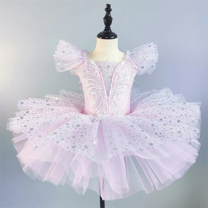 Summer Ballet Dress Girl Dance Costumes Ballet Leotards Casual Kids Dresses Tutu Ballerine Girls Clothes Vestidos Children's Day