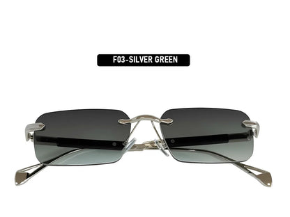 2026 Rimless Sunglasses Women Vacation Sunscreen New Square Sunglass Men Brand Design Fashion Glasses Shades Lentes De Sol Mujer