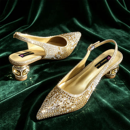 2026 Italian Design Women's Heels and Bag Set - Perfect Match for Durable Outsole Shoes and Chic Bags for Party Occasions