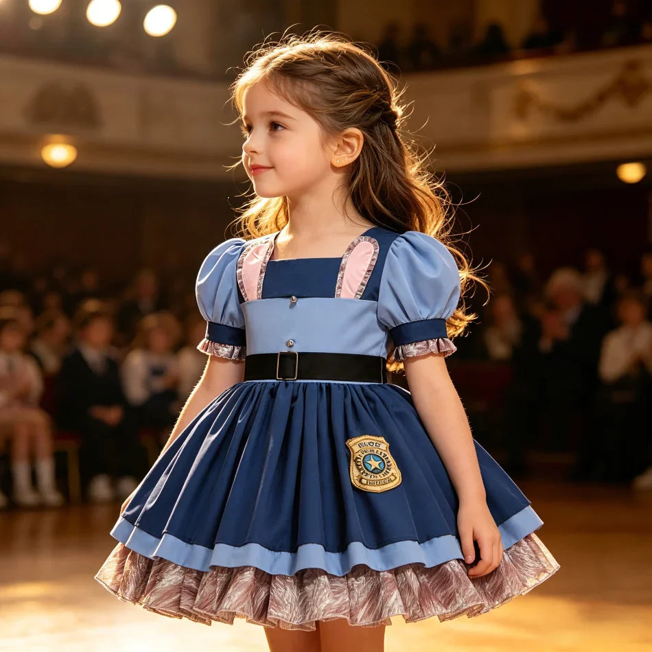 Kids Cinderella Dress Up Clothes Baby Girl Halloween Aurora Princess Dresses Child Birthday Party Little Rabbit Cosplay Costumes