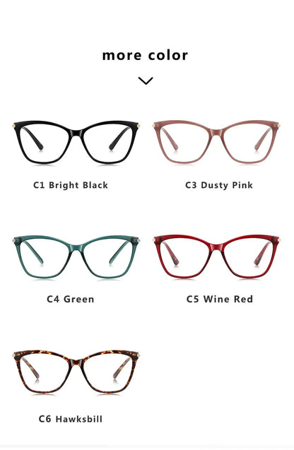 Classic Minimalist Geometric Design Fashionable Anti-blue Light Reading Glasses Customized Prescription Available LS211