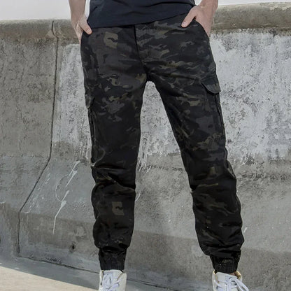 Men Camouflage Tactical Pants Camping Hiking Jogger Trousers Casual Waterproof Fashion Hunting Outdoors Casual Cargo Pants