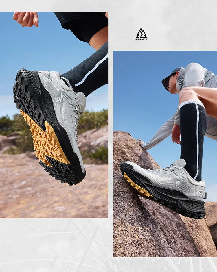 2 Running Shoes Light Breathable Cushioning Non-Slip Soft Outdoor Hiking Versatile Sneakers Male 672542201