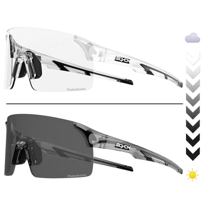 Photochromic Sunglasses Cycling Blue Outdoor Sports Bike Glasses Red Man MTB Fishing Glasses Eyewear Bicycle Goggles 2024
