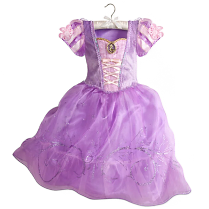 Kids Princess Cosplay Costume Girl Snow Queen Dress Halloween Carnival Clothes Cute Cosplay Evening Party Clothing for 2-10 Year