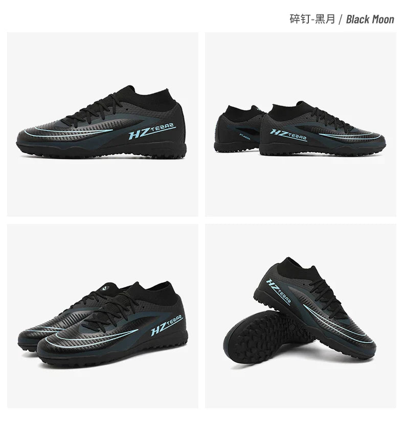 New Men Soccer Shoes Sport Boys Breathable Cleats Adult Outdoor Football Boots Training Long Spikes Non Slip Match Comfortable