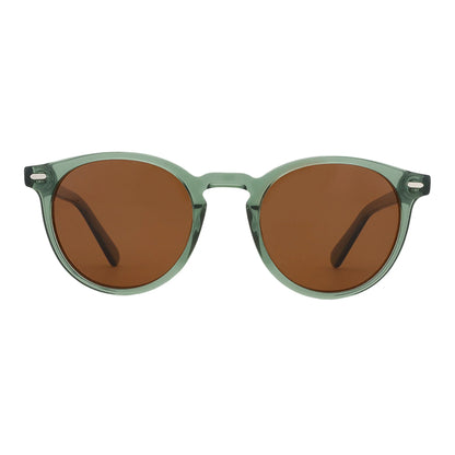 2026 Fashion Round Polarized Sunglasses Women Uv400 Protection Shade High-quality Acetate Retro Sun Glasses ZS6215