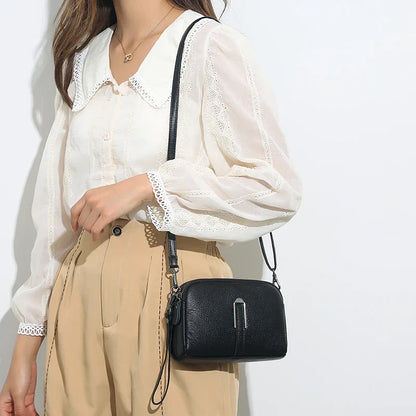 Genuine Leather Bag Luxury Women's Handbags Bag for Woman 2022 Female Clutch Phone Bags Shoulder Bag Crossbody Messenger Pack