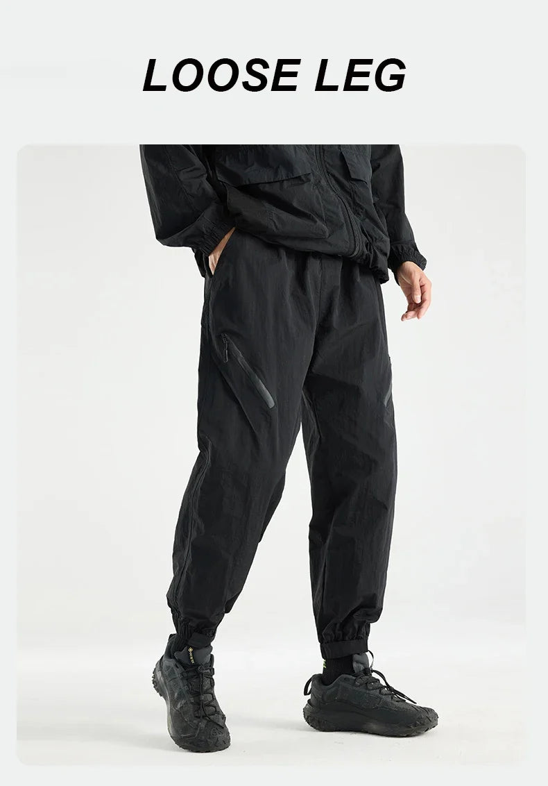 Men's Water-repellen Hiking Pants Quick Drying Fashion Cargo Pants Breathable Trousers Fishing Camping Outdoor Sport Pants