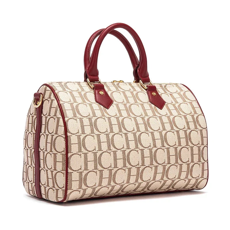Letter Printing Design Large Capacity Women's Shoulder Bag Autumn and Winter New Retro Classic Style Fashion Women's Handbag