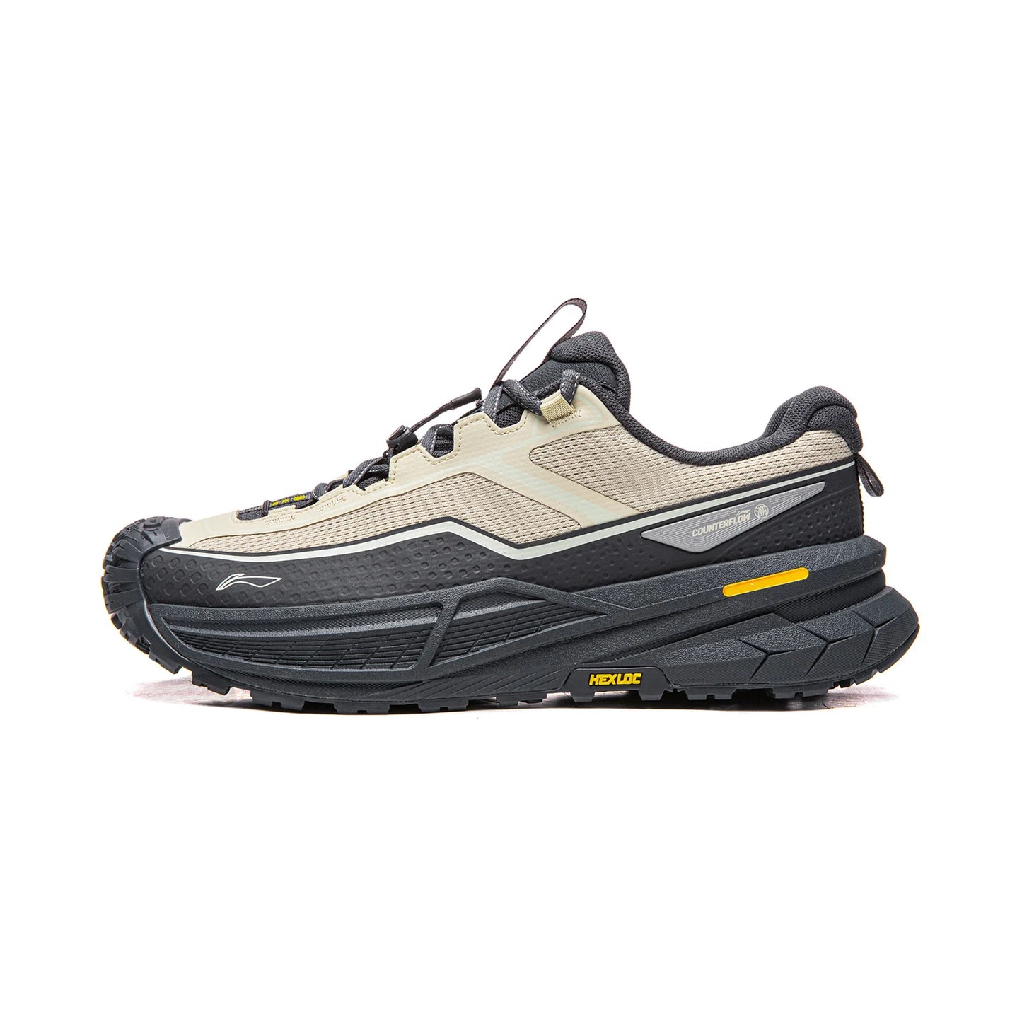 Unisex AXC RUSH 2 Outdoor Hiking Shoes BOOM Cushion Lightweight Springy Stable LiNing Anti-slip Sneakers AHTW003