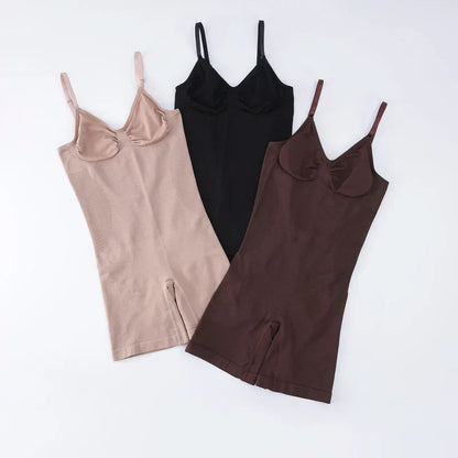 Seamless Low Back Bodysuit Shapewear Women Butt Lifter Smooth Body Shaper Backless Slimming Sheath Flat Belly Corset Underwear