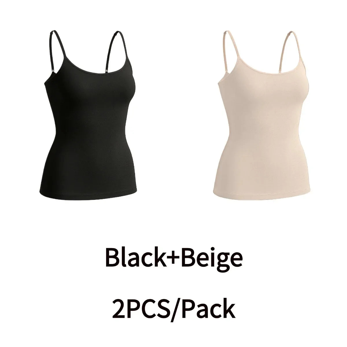 High Quality Women Seamless Cami Single Layer Adjustable Straps Scoop Neck Comfort Body Control Shaping Tank Top