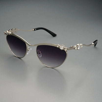Y2K New Luxury Sunglasses Women Rhinestones Cat Eye Ins Party Fashion Sun Glasses UV400 Sun Shades Lentes De Sol Mujer Sunglass