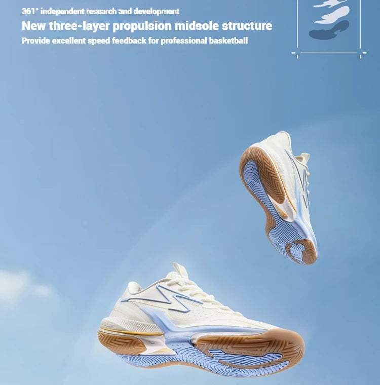 BIG3 6.0 Men's Basketball Sports Shoes Wear-Resistant Non-Slip Combat Breathable Rebound Sneakers Male 672521121