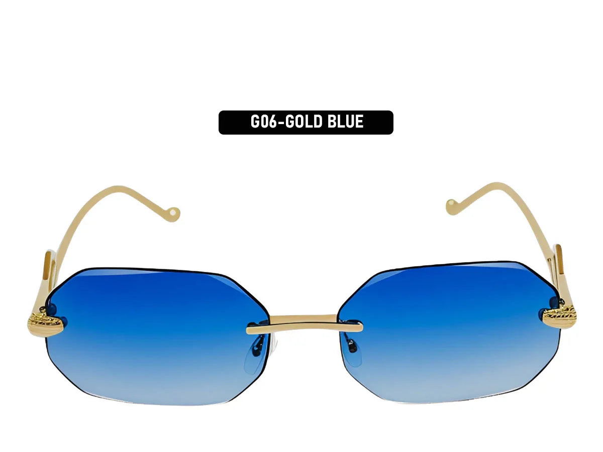 Fashion Rimless Sunglasses Women 2026 Oval Glasses Luxury UV400 Protection Dropshipping Lentes De Sol Mujer Lunette Soleil Femme