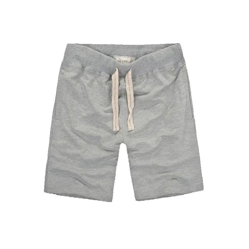 Gray Cotton Shorts Men Summer Sport Fitness Gym Workout Jogger Shorts with Pocket High Quality Plus Size Home Casual Sweatshorts
