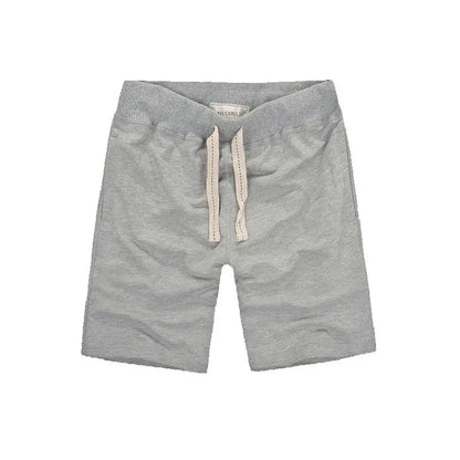 Gray Cotton Shorts Men Summer Sport Fitness Gym Workout Jogger Shorts with Pocket High Quality Plus Size Home Casual Sweatshorts