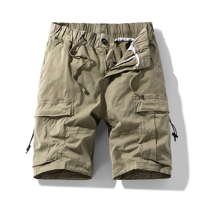Men Multi Pocket Loose Cargo Pants Men Thin Breathable Casual Outdoor Male Shorts Men Summer Shorts New Trendy Sports Shorts