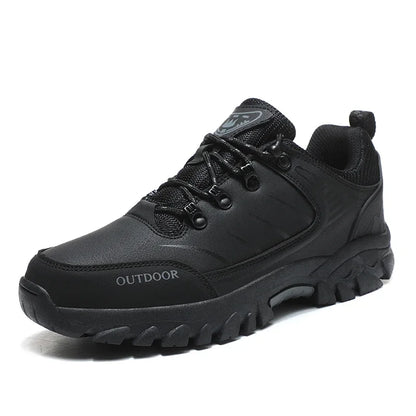 Hiking Boots Man Winter Sneakers Luxury Designer Men's Leather Boots Models Winter Shoes Anti Slip Sneakers Platform Ankle Boots
