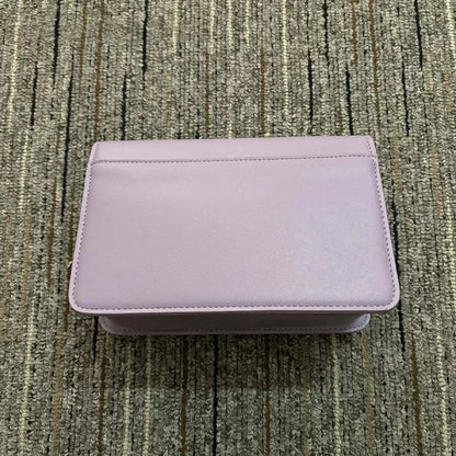 Women's Handheld Chain Evening Bag Party Banquet Rhinestone Basic Casual Matte Rectangular Patent Leather Shoulder Bag Crossbody