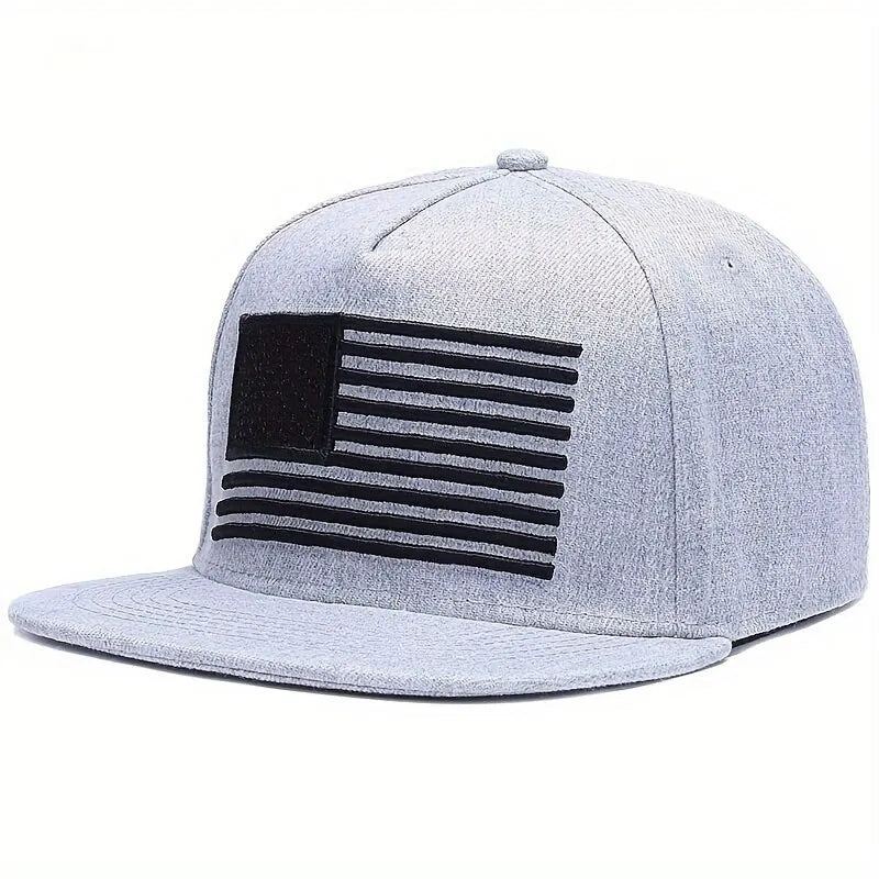 American Flag Embroidery Hip-hop Hats Outdoor Adjustable Casual Baseball Caps Sunscreen Hat