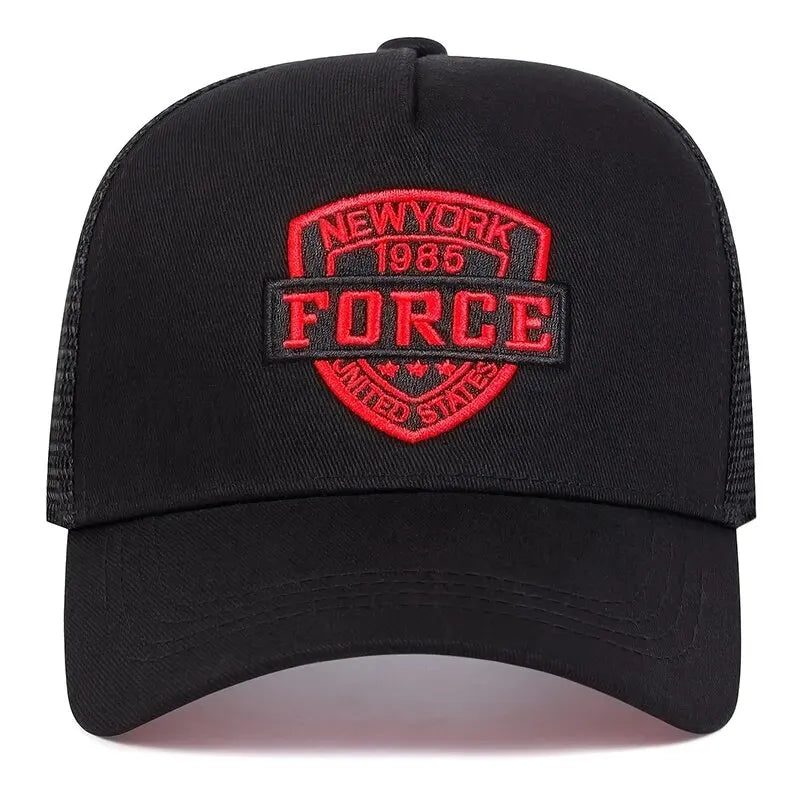 Summer Men Mesh Baseball Cap Outdoor Sport Letter Snapback Hat for Women Unisex Breathable Caps Hip Hop Trucker Hats