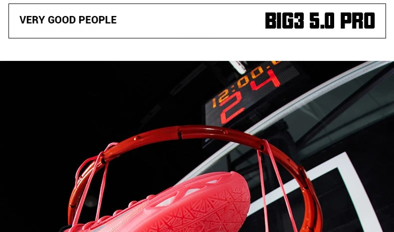 NEW BIG3 5.0 PRO Men's Basketball Sports Shoes Wear-Resistant Non-Slip Breathable Low-Cut Sneakers Male 672421110